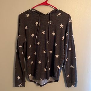 Dark grey with white stars